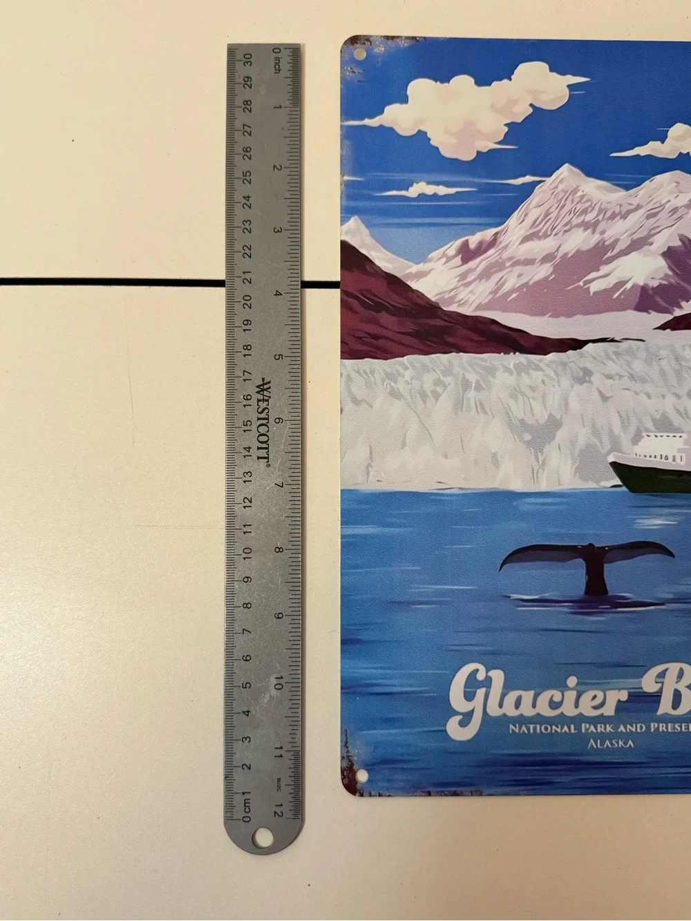 Glacier Bay Wall Art Sign - Scenic